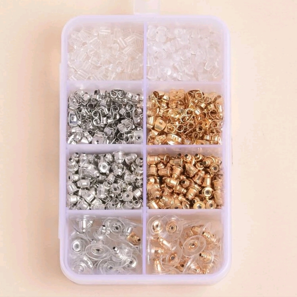 NEW! Case of 640 pcs of Earring Backs